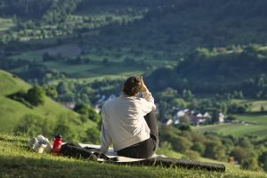 uk woman relaxing after an ivf treatment